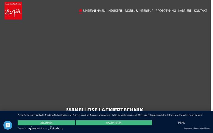 Screenshot of lackiertechnik-falk.de
