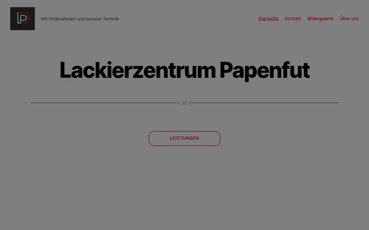 Screenshot of lackierzentrum-dp.com