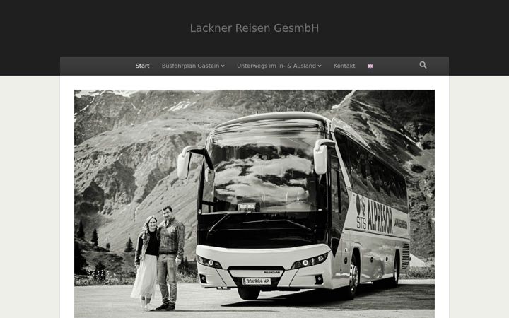 Screenshot of lackner-reisen.com