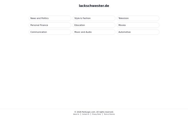 Screenshot of lackschwester.de