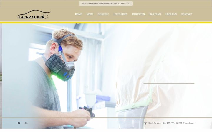 Screenshot of lackzauber.de