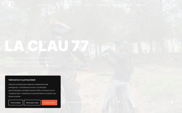 Screenshot of laclau77.com