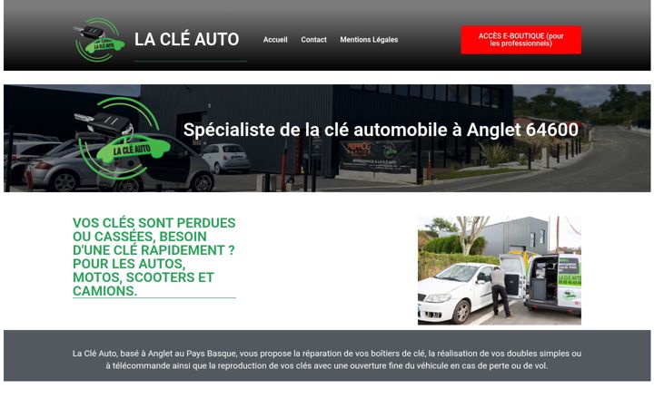 Screenshot of lacleauto.fr