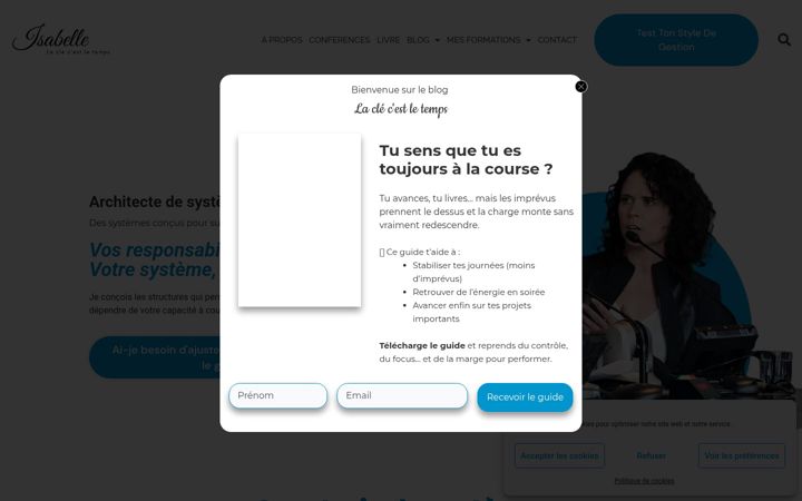 Screenshot of laclecestletemps.com