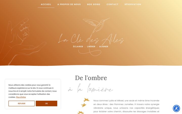 Screenshot of lacledesailes.com