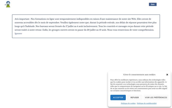 Screenshot of lacledeschamps.org