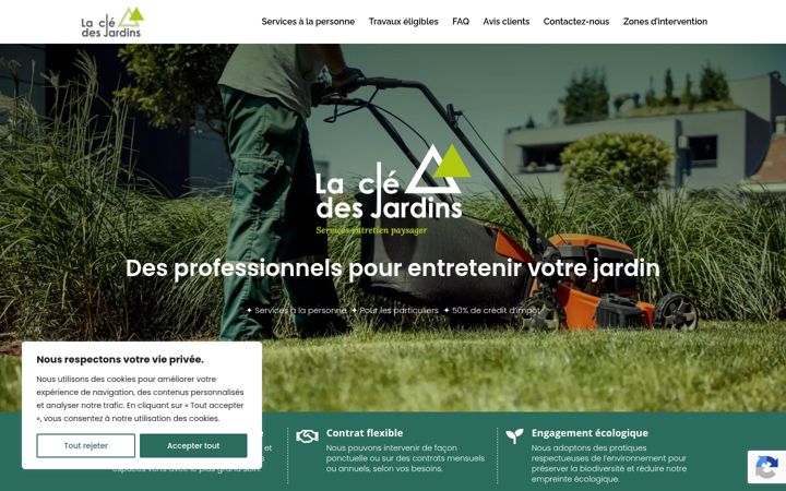 Screenshot of lacledesjardins.fr