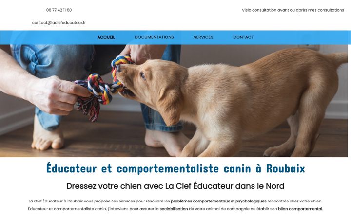 Screenshot of laclefeducateur.fr