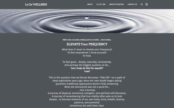 Screenshot of laclewellness.com
