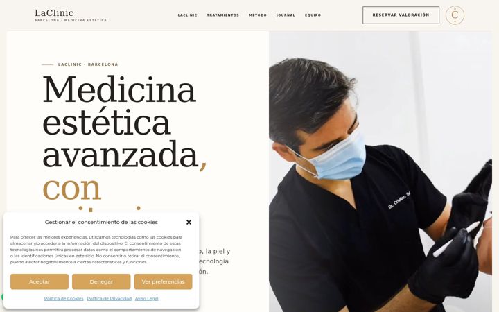 Screenshot of laclinic.es