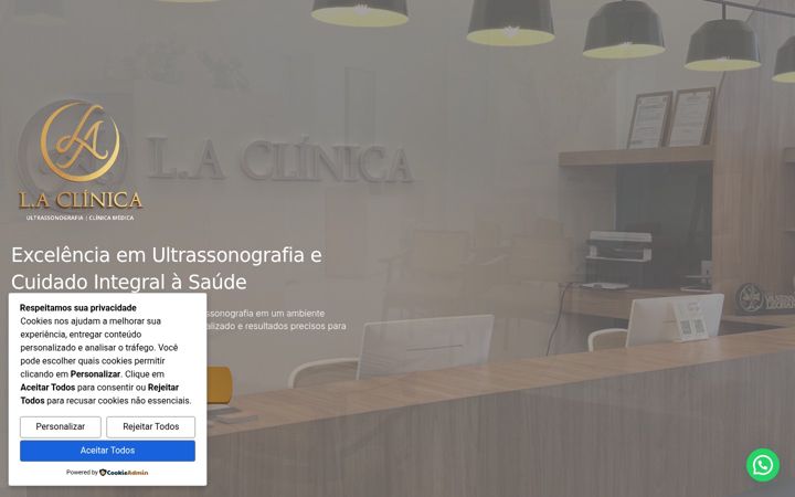 Screenshot of laclinicabr.com.br
