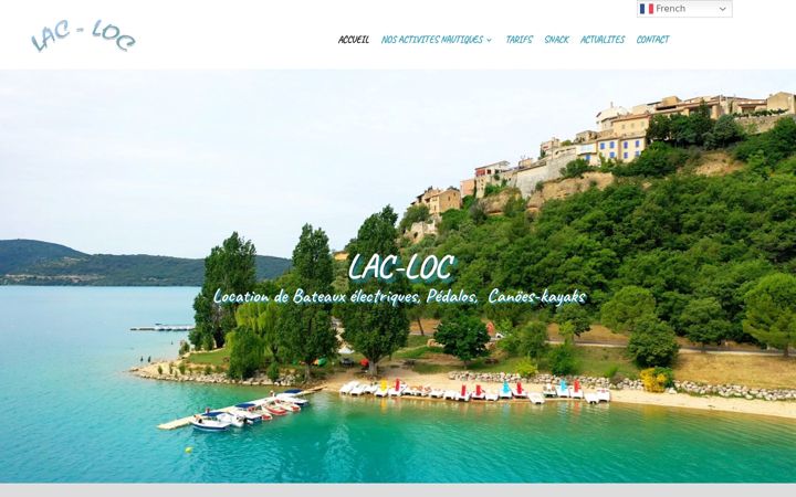 Screenshot of lacloc-saintecroix-verdon.com