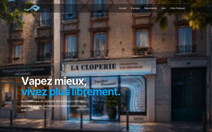 Screenshot of lacloperie.fr