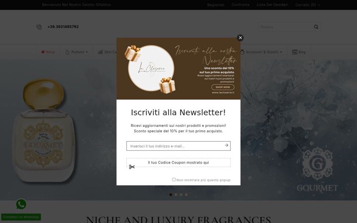 Screenshot of lacloserie.it