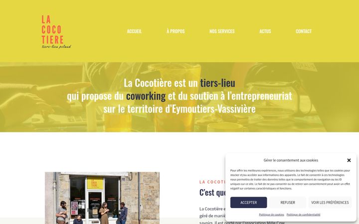 Screenshot of lacocotiere.fr