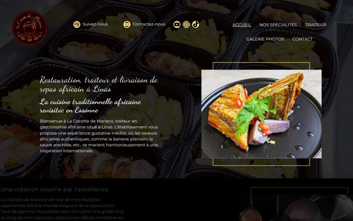 Screenshot of lacocottedemarieco.fr