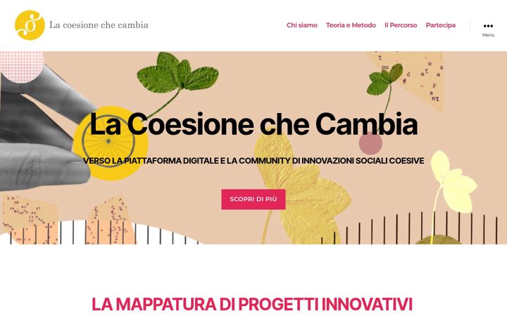 Screenshot of lacoesionechecambia.it