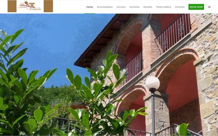 Screenshot of lacollinadeifranchi.it