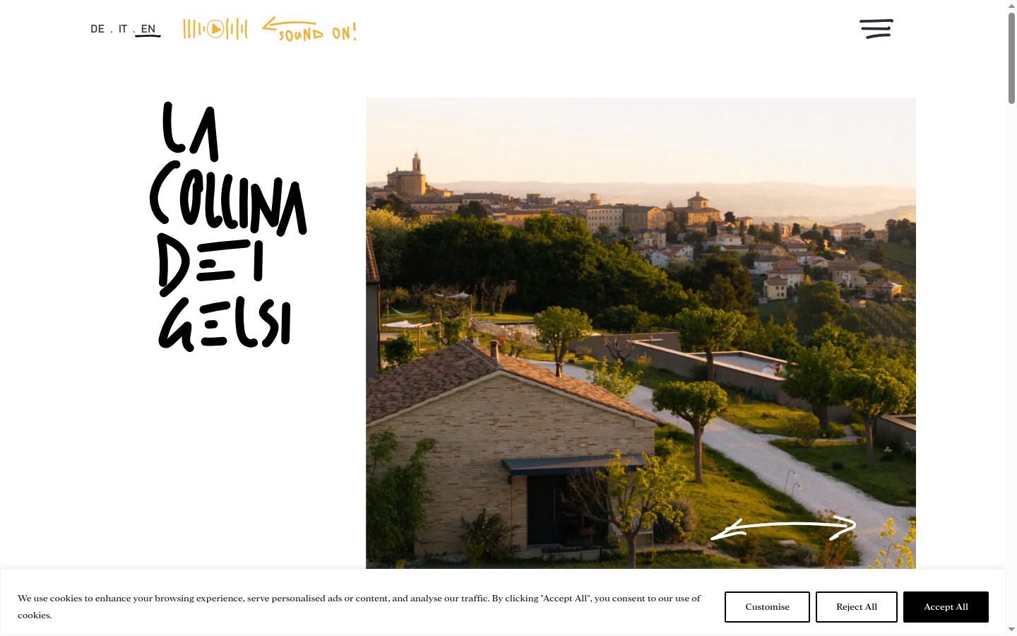 Ekrānuzņēmums ar piekrišanas baneri, kas tika rādīts pirms jebkādas mijiedarbības