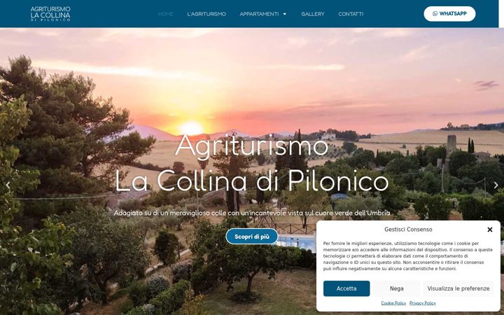 Screenshot of lacollinadipilonico.it