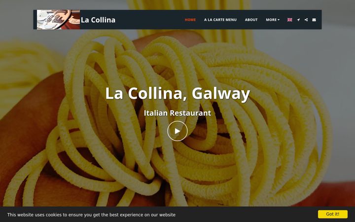 Screenshot of lacollinagalway.com