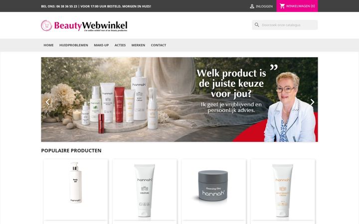Screenshot of lacollineshop.nl