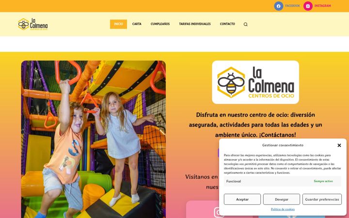 Screenshot of lacolmenayecla.es