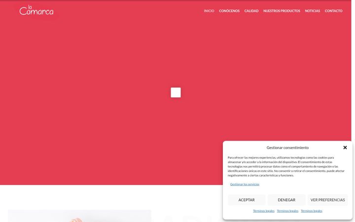Screenshot of lacomarca.es