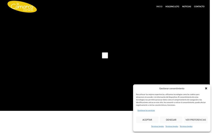 Screenshot of lacomarcacanaria.es