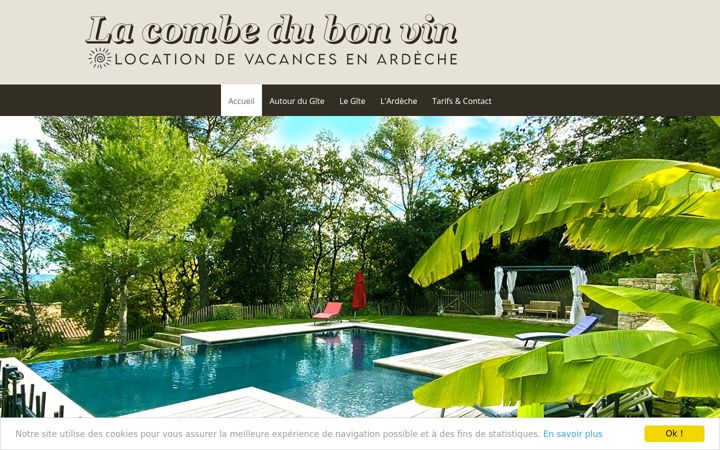 Screenshot of lacombedubonvin.fr