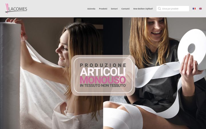 Screenshot of lacomes-italia.com