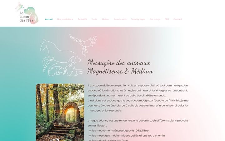 Screenshot of lacommdesfees.ch