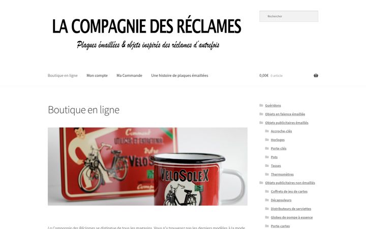 Screenshot of lacompagniedesreclames.fr