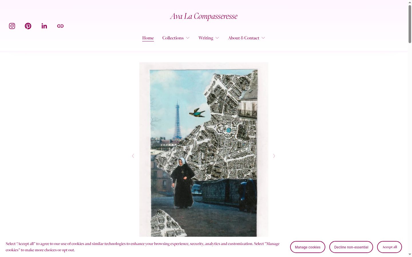 Screenshot des Einwilligungsbanners vor jeglicher Interaktion