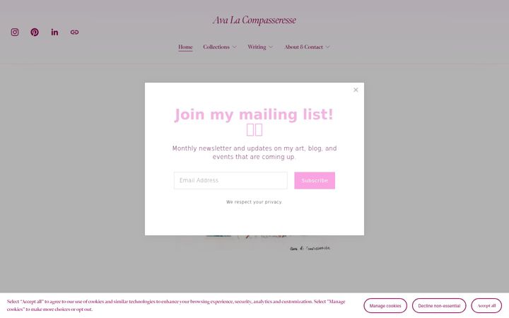 Screenshot of lacompasseresse.com