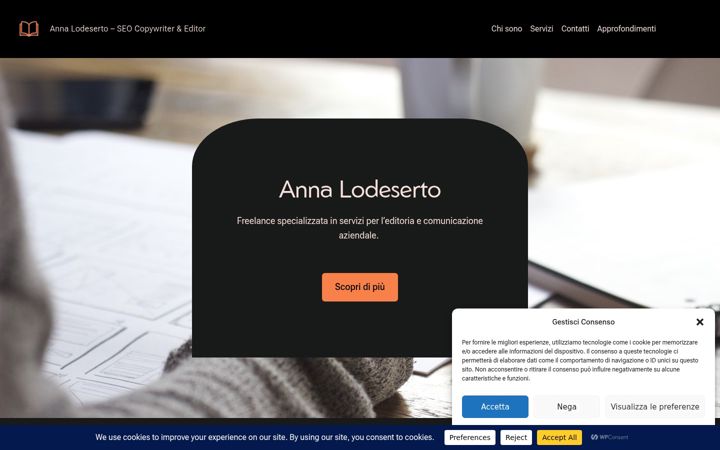 Screenshot of lacomunichiamo.it