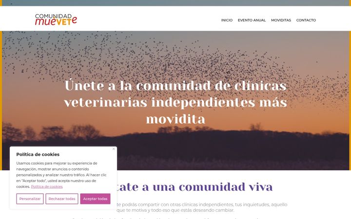 Screenshot of lacomunidadmuevete.es