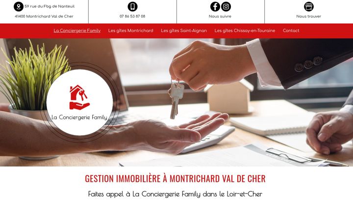 Screenshot of laconciergeriefamily.fr