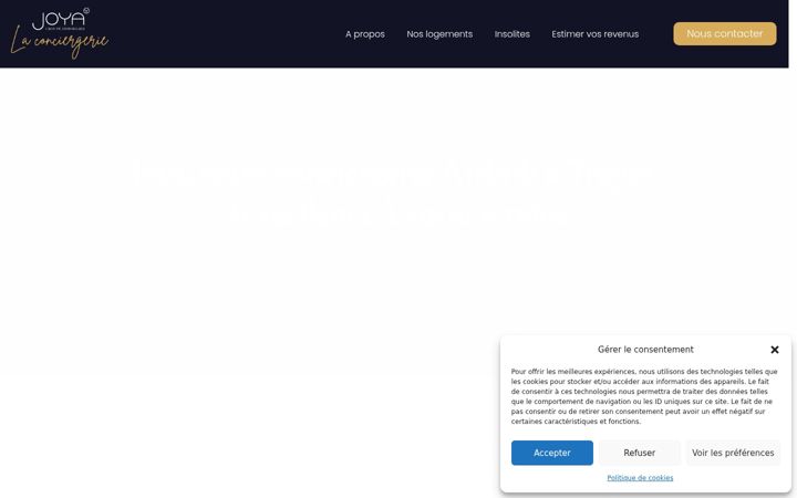 Screenshot of laconciergeriejoya.fr