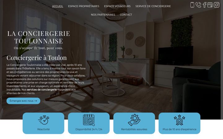 Screenshot of laconciergerietoulonnaise.com