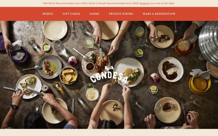 Screenshot of lacondesa.com