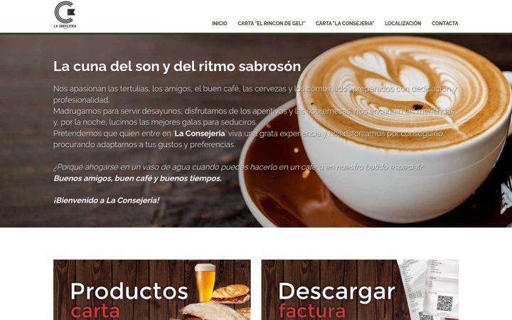 Screenshot of laconsejeria.es