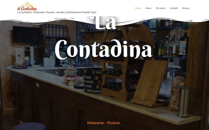 Screenshot of lacontadinadistribuzione.com