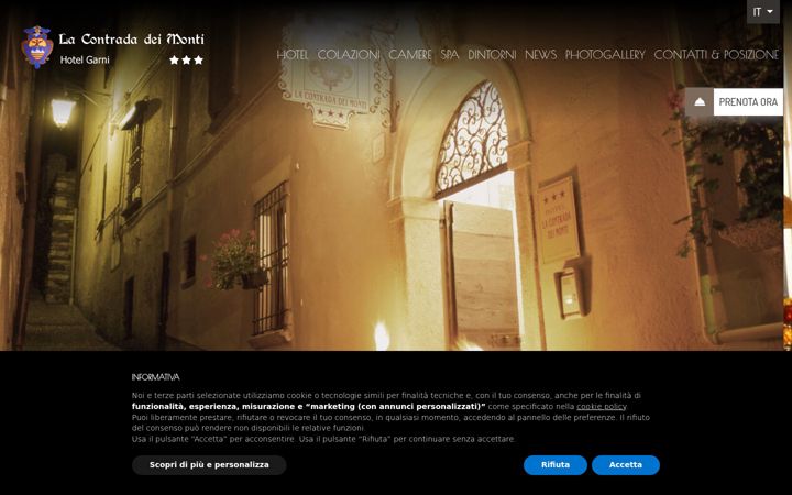 Screenshot of lacontradadeimonti.it