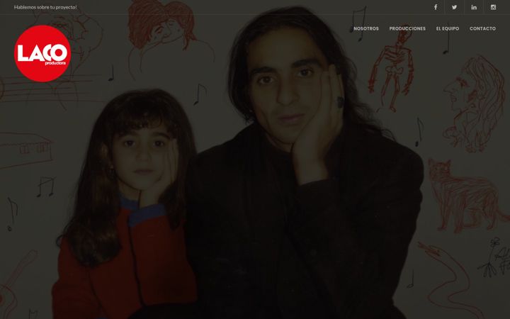 Screenshot of lacoproductora.com