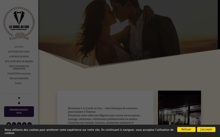 Screenshot of lacordeaucou71700.com