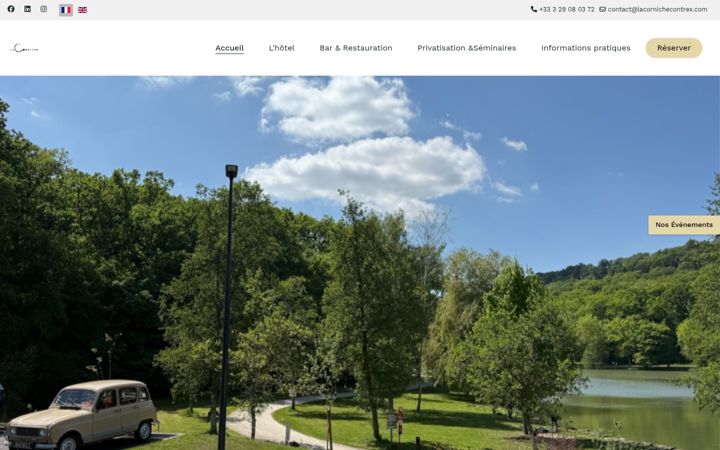Screenshot of lacornichecontrex.com