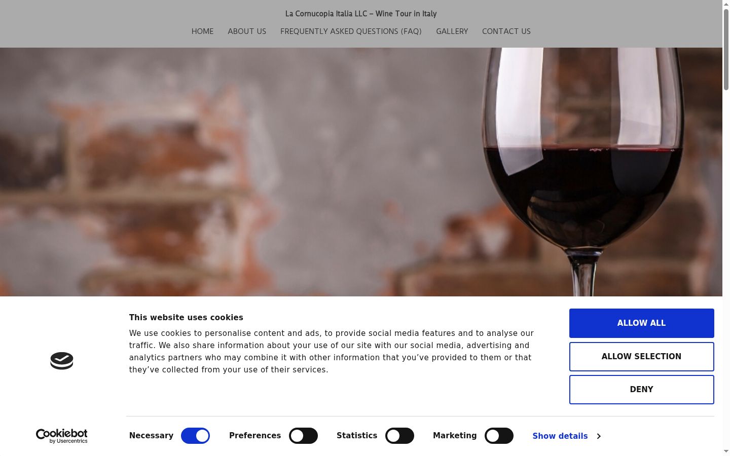 Screenshot tal-banner tal-kunsens muri qabel kwalunkwe interazzjoni