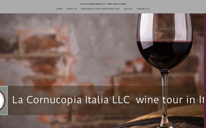 Screenshot of lacornucopiaitalia.com