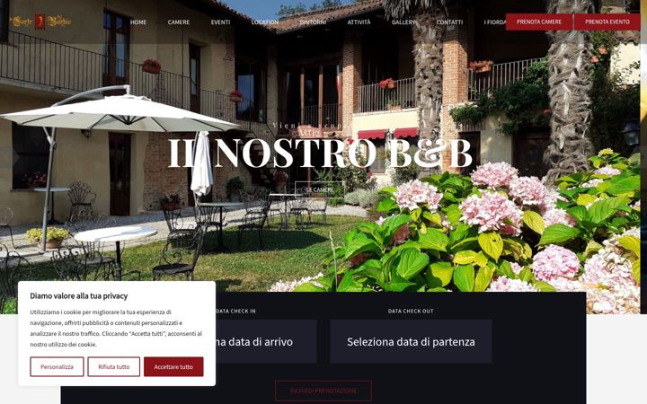 Screenshot of lacortedelbarbio.it